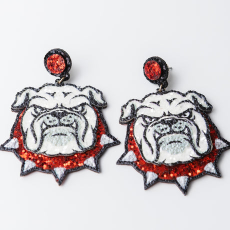 Gameday Football Bulldog Earrings