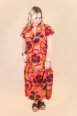 Ivy Jane | Bold Floral Midi Dress