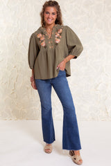Juliane Embroidered Blouse