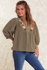 Juliane Embroidered Blouse