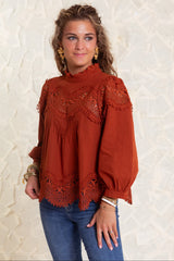 The Cinnamon Lace Blouse
