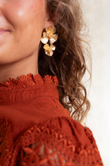 The Cinnamon Lace Blouse