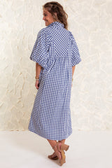 The Ottilie Gingham Midi Dress