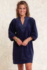The Navy Notion Mini Dress