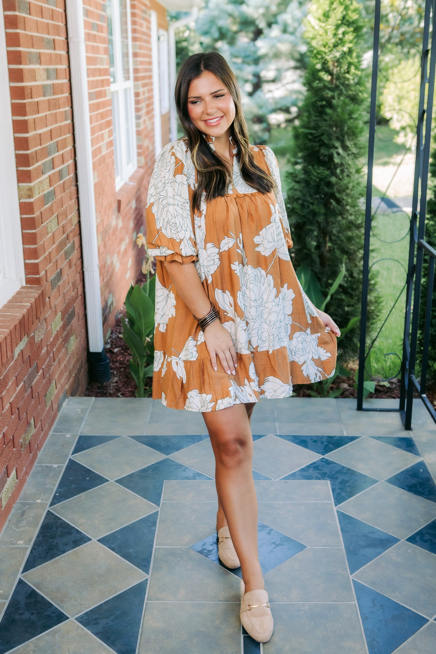 The Floral Ember Dress
