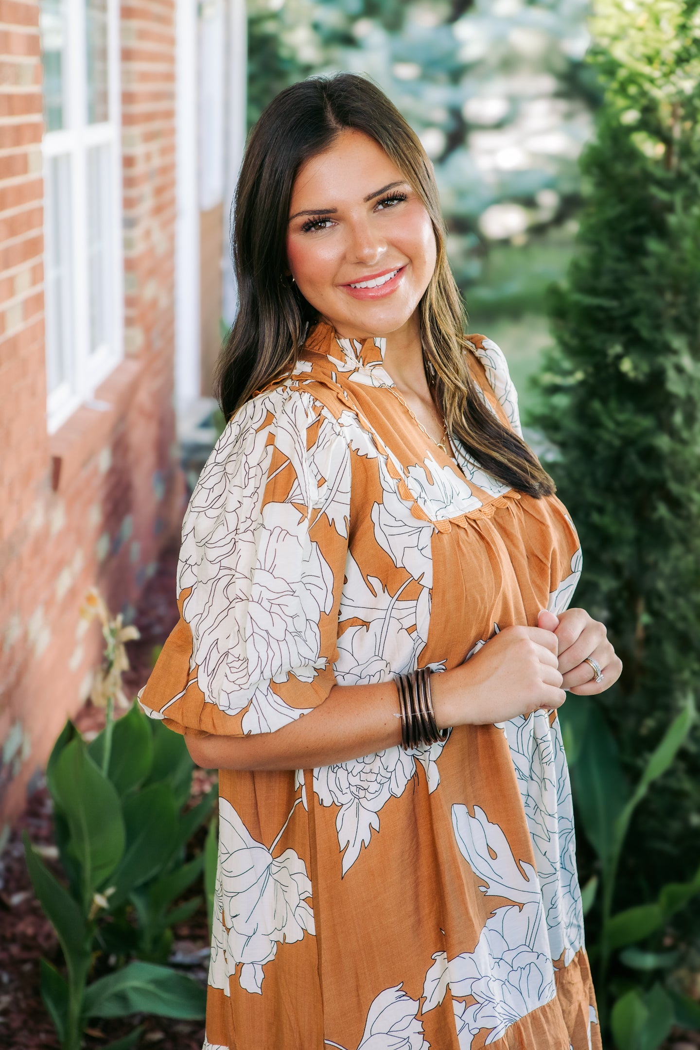 The Floral Ember Dress