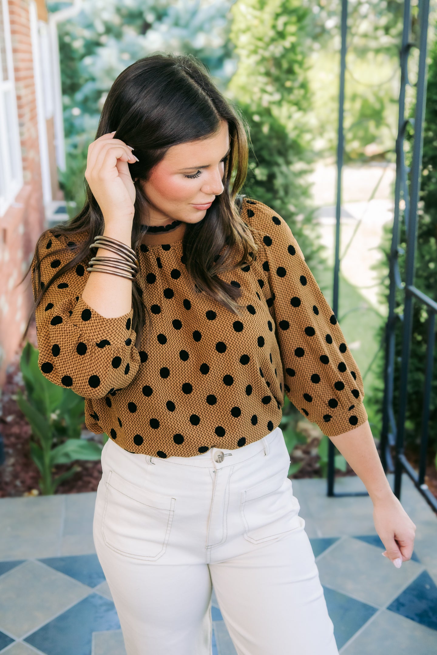 The Spotted Spice Blouse