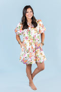 The Maggie Floral Printed Mini Dress