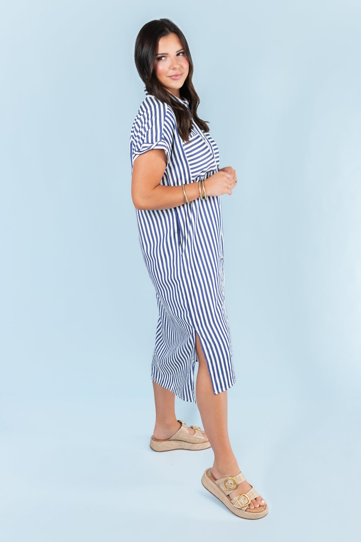 The Beaches are Calling Midi Dress
