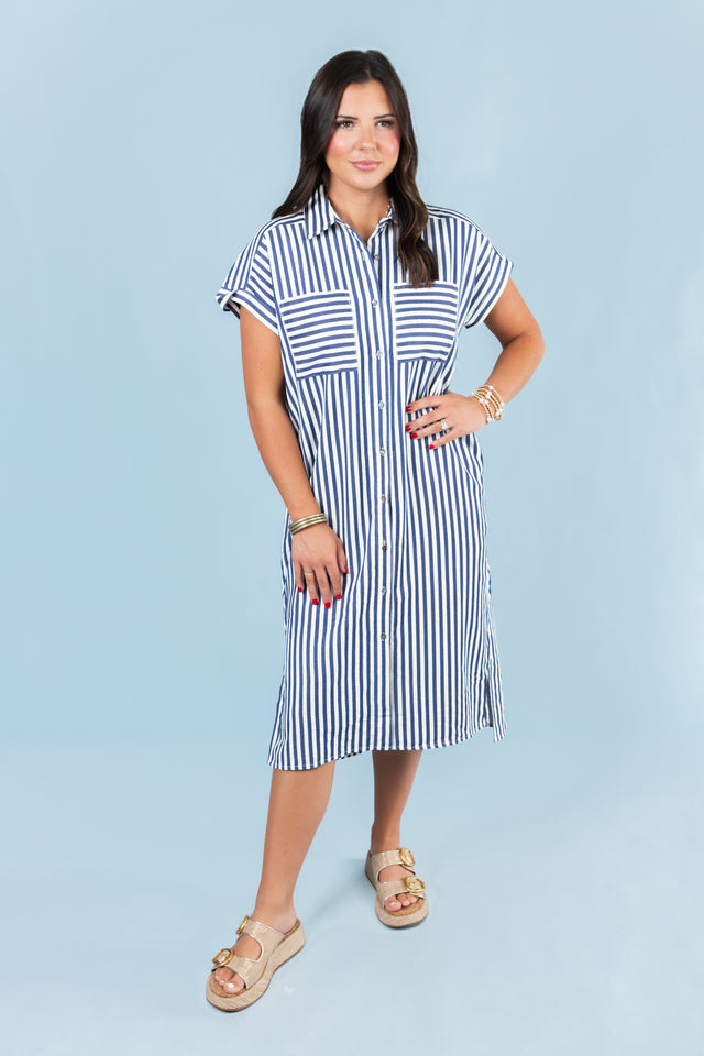 The Beaches are Calling Midi Dress