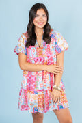 The Patchwork Mini Dress