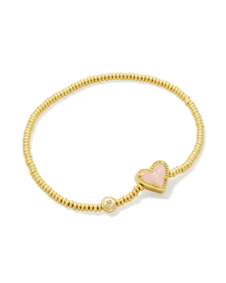 Kendra Scott | Ari Heart Gold Stretch Bracelet