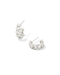 Kendra Scott | Cailin Crystal Huggie Earrings Silver
