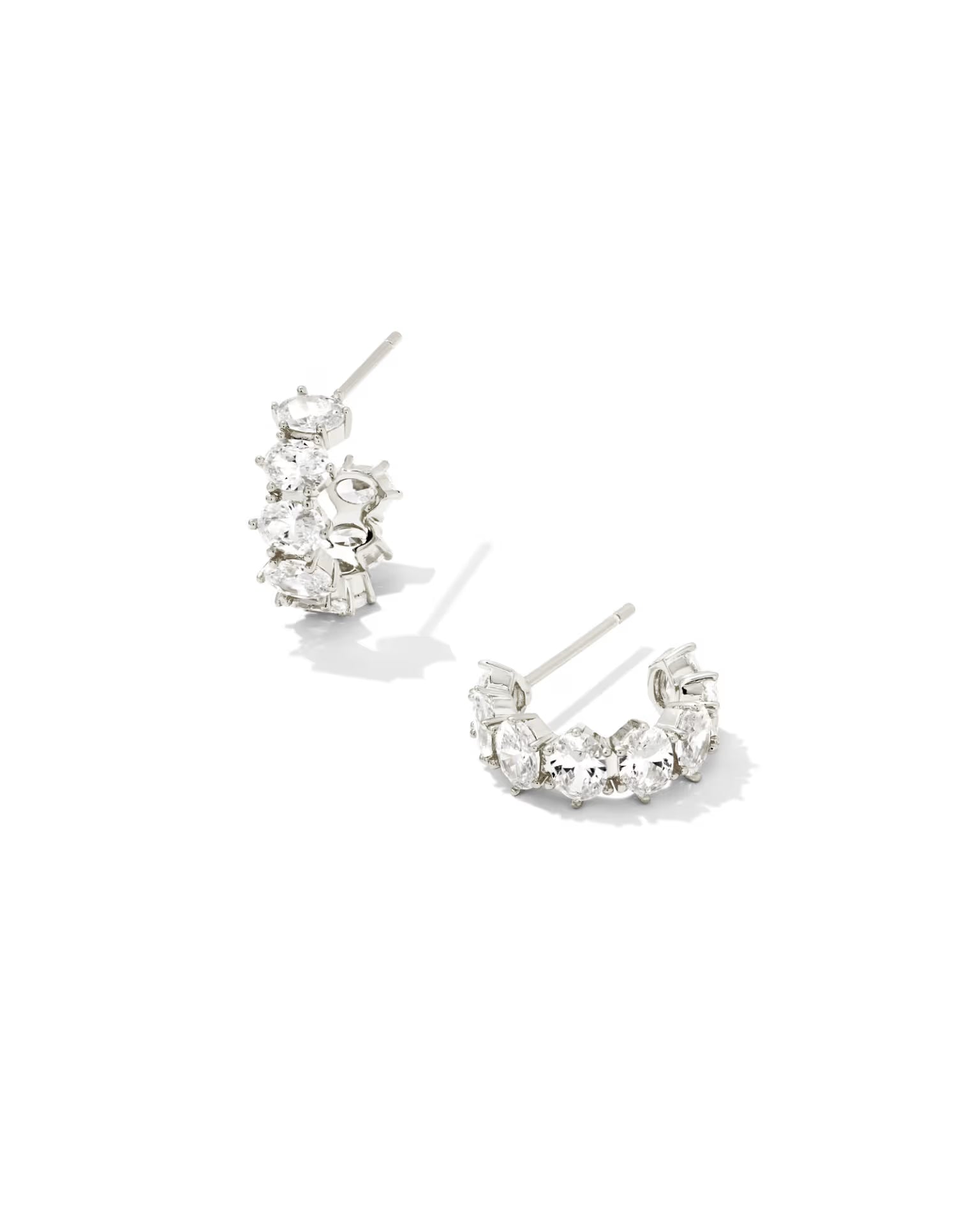 Kendra Scott | Cailin Silver Huggie Earrings