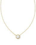 Kendra Scott | Volleyball Gold Short Pendant Necklace
