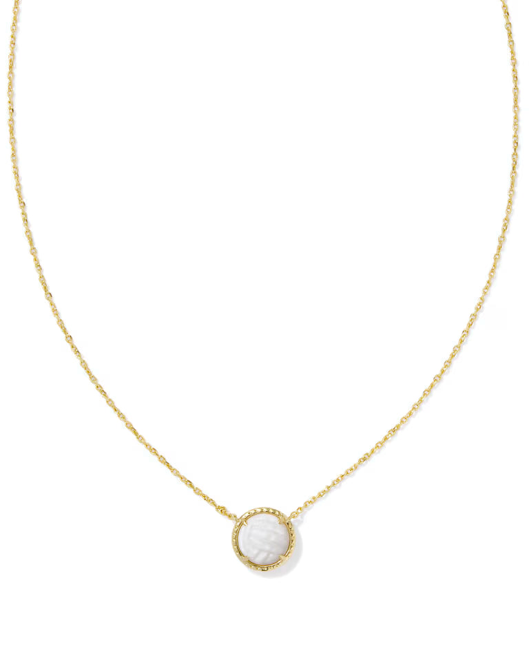 Kendra Scott | Volleyball Gold Short Pendant Necklace
