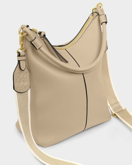 Katie Loxton | Hallie Satchel Bag - Light Taupe