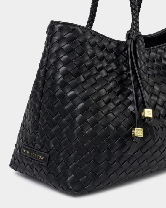 Katie Loxton | Nova Small Shoulder Tote - Black