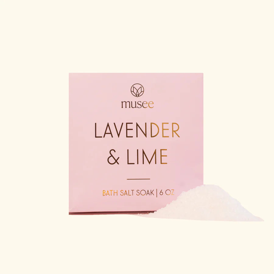 Musee | Lavender & Lime Mini Bath Salt Soak