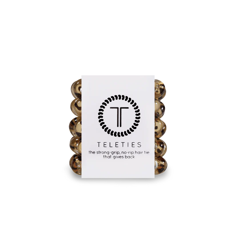 Teleties | Leopard - Tiny Spiral Hair Ties