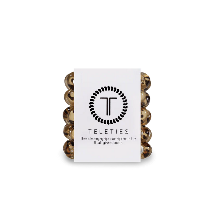 Teleties | Leopard - Tiny Spiral Hair Ties