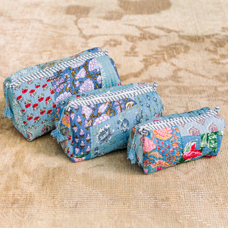 Madison's Collective | Patchwork Pretty 3 Piece Cosmetic Set