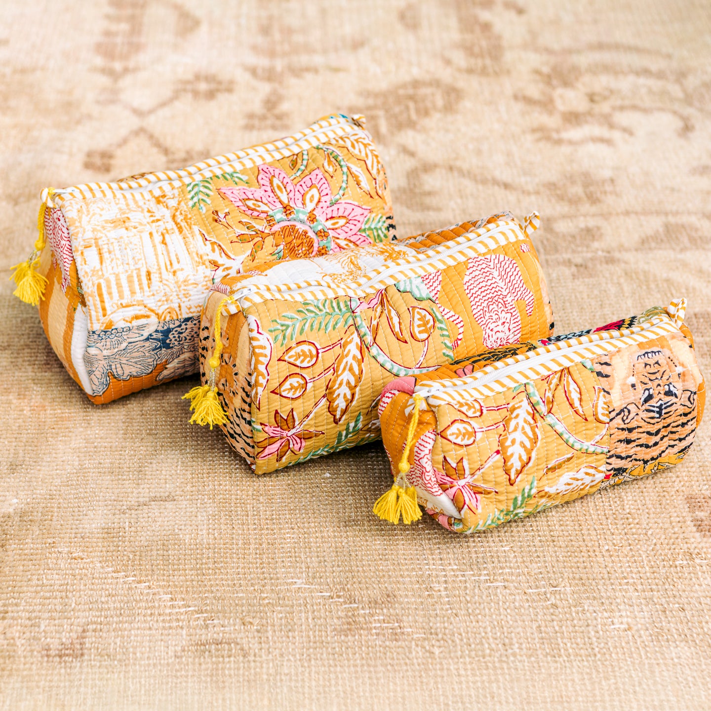 Madison's Collective | Patchwork Pretty 3 Piece Cosmetic Set