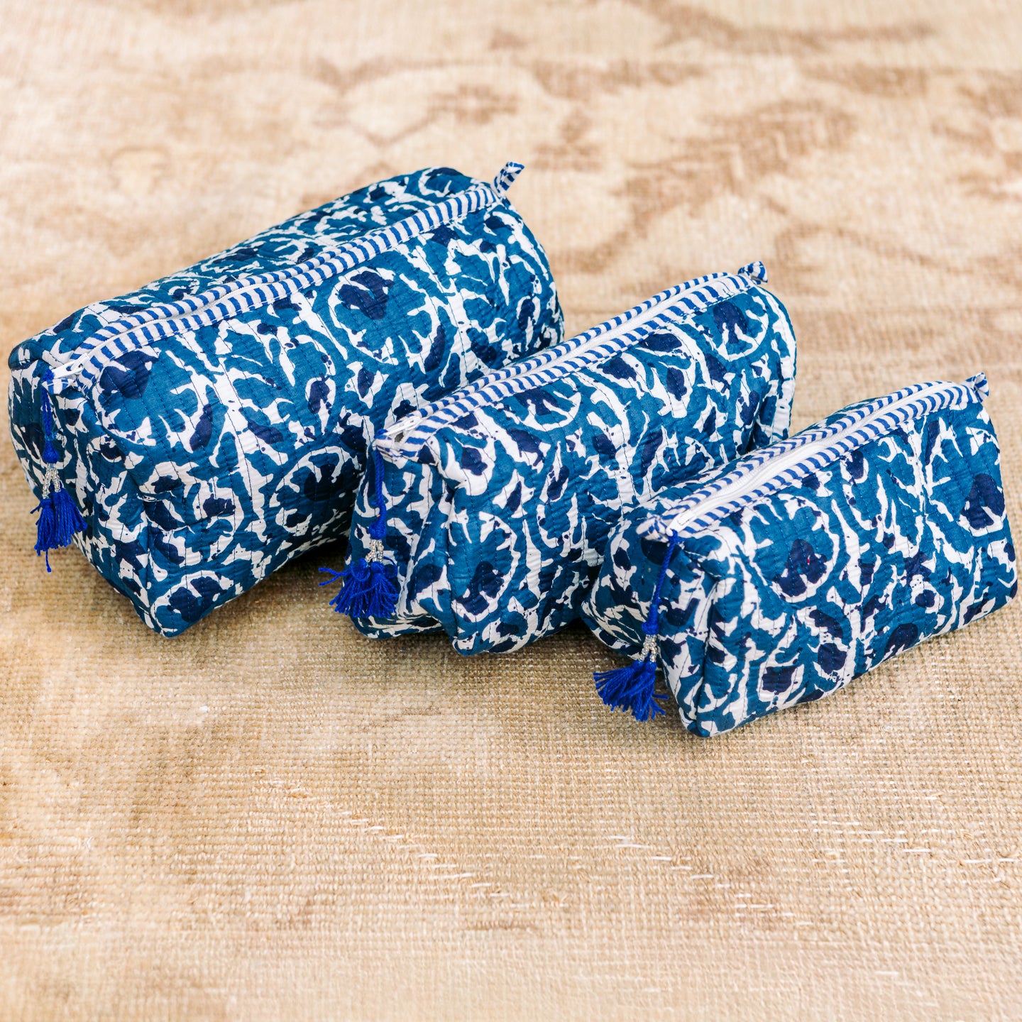 Madison's Collective | The Coastal Botanica 3 Piece Cosmetic Set