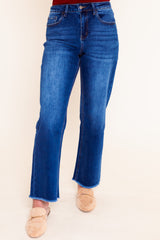 Madison's The Label | The Izzy Dark Wash Straight Jean