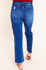 Madison's The Label | The Izzy Dark Wash Straight Jean