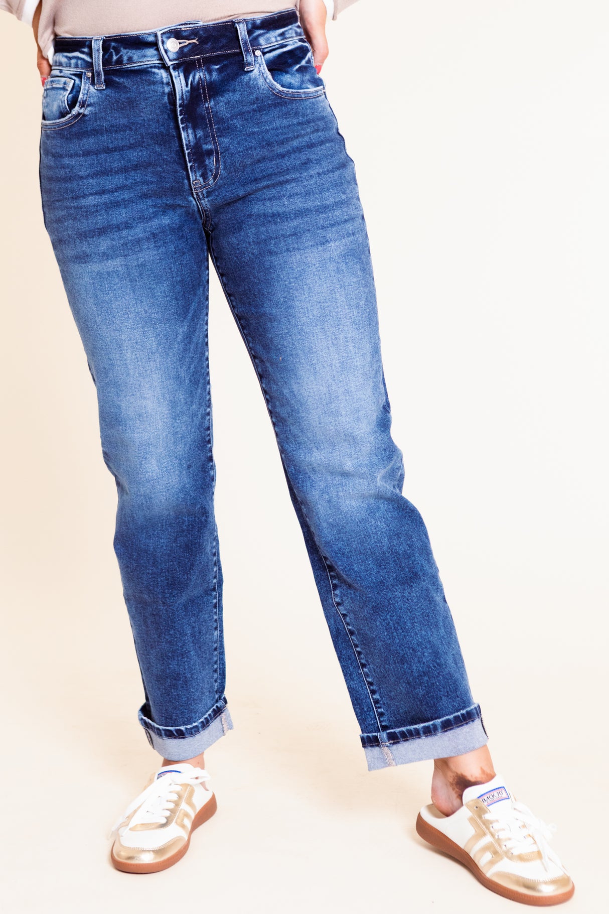 Madison's The Label | The Sophia Cuffed Straight Jean