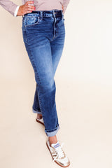 Madison's The Label | The Sophia Cuffed Straight Jean