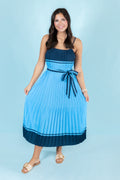 The Polly Pleated Midi Dress