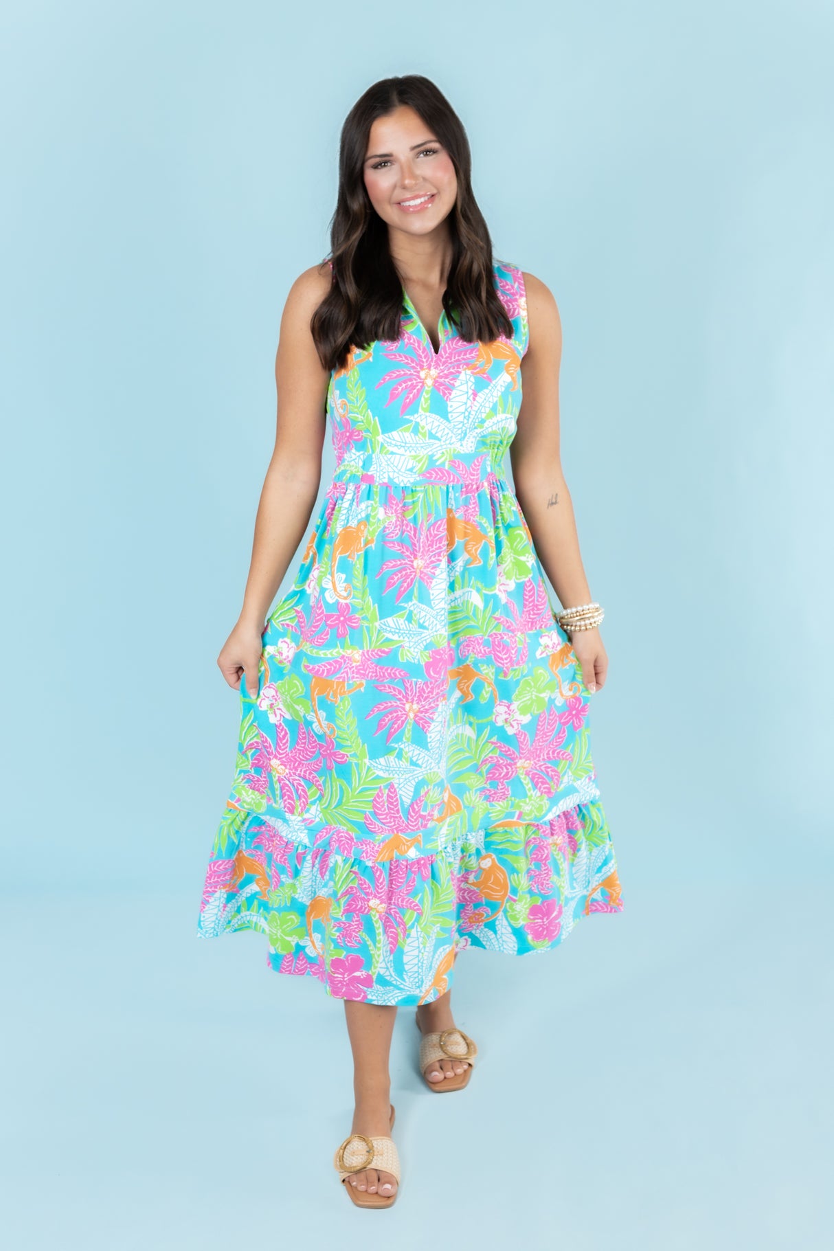 Tabi | Tropical Maxi Dress