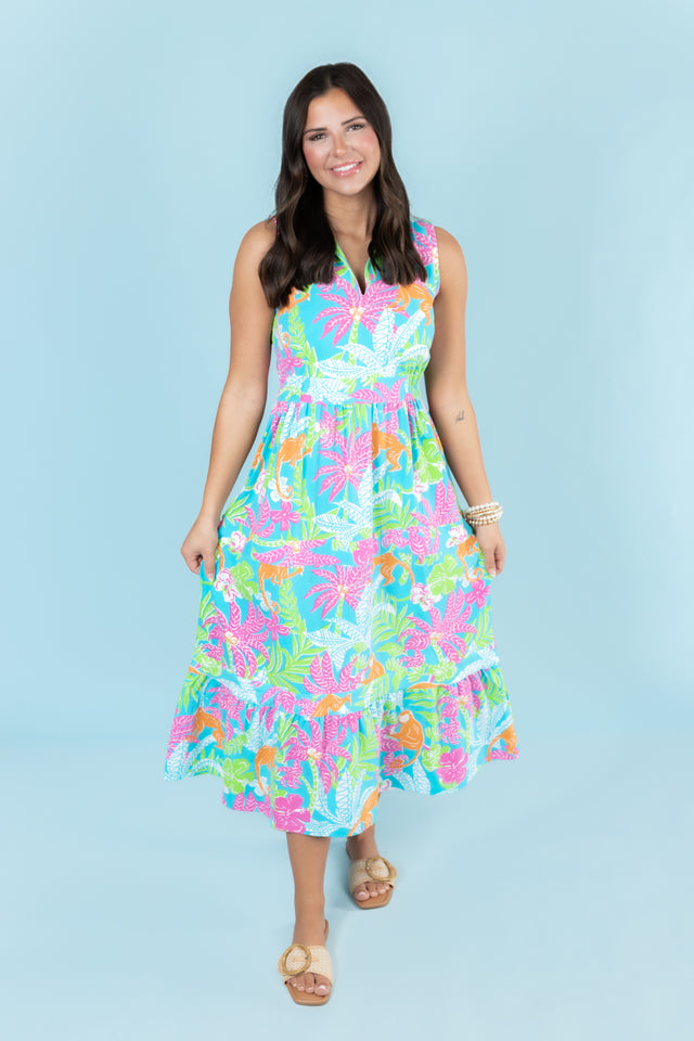 Tabi | Tropical Maxi Dress