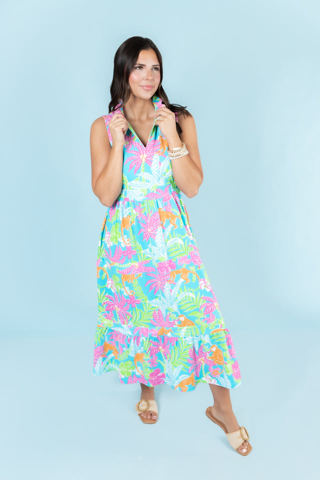 Tabi | Tropical Maxi Dress