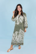 Lior | Crisanta Dress Border Jungle Garden Print