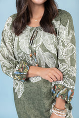 Lior | Crisanta Dress Border Jungle Garden Print