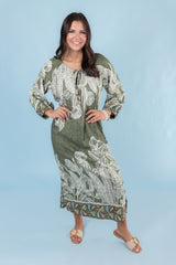 Lior | Crisanta Dress Border Jungle Garden Print
