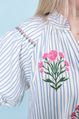 The Pink Roses Midi Dress