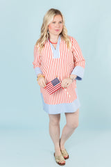 The Candy Stripe Mini Dress