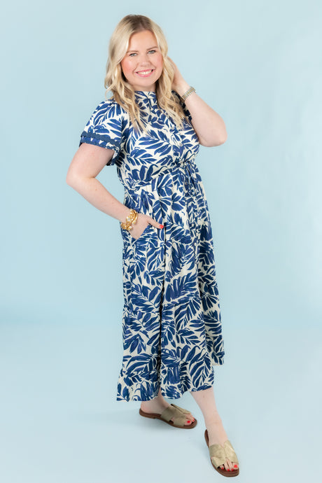 Botanical Bliss Midi Dress