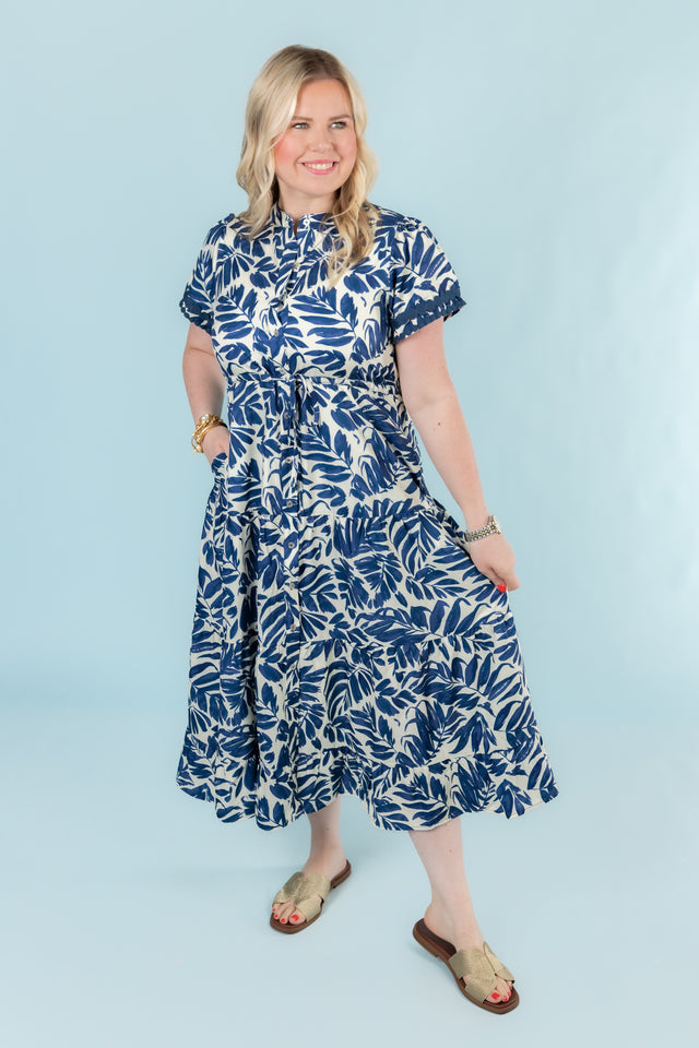 Botanical Bliss Midi Dress