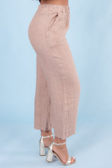 Splendid Iris | Linen Wide Leg Pants