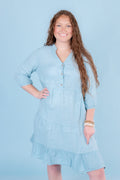 Splendid Iris | Linen Dress
