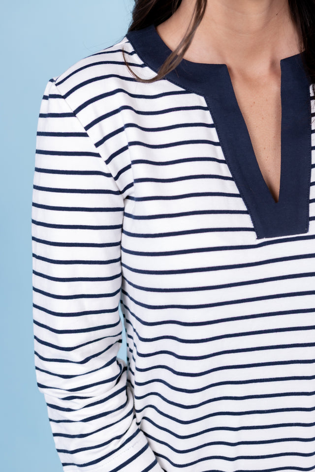 English Factory | Stripe Jersey Midi Dress