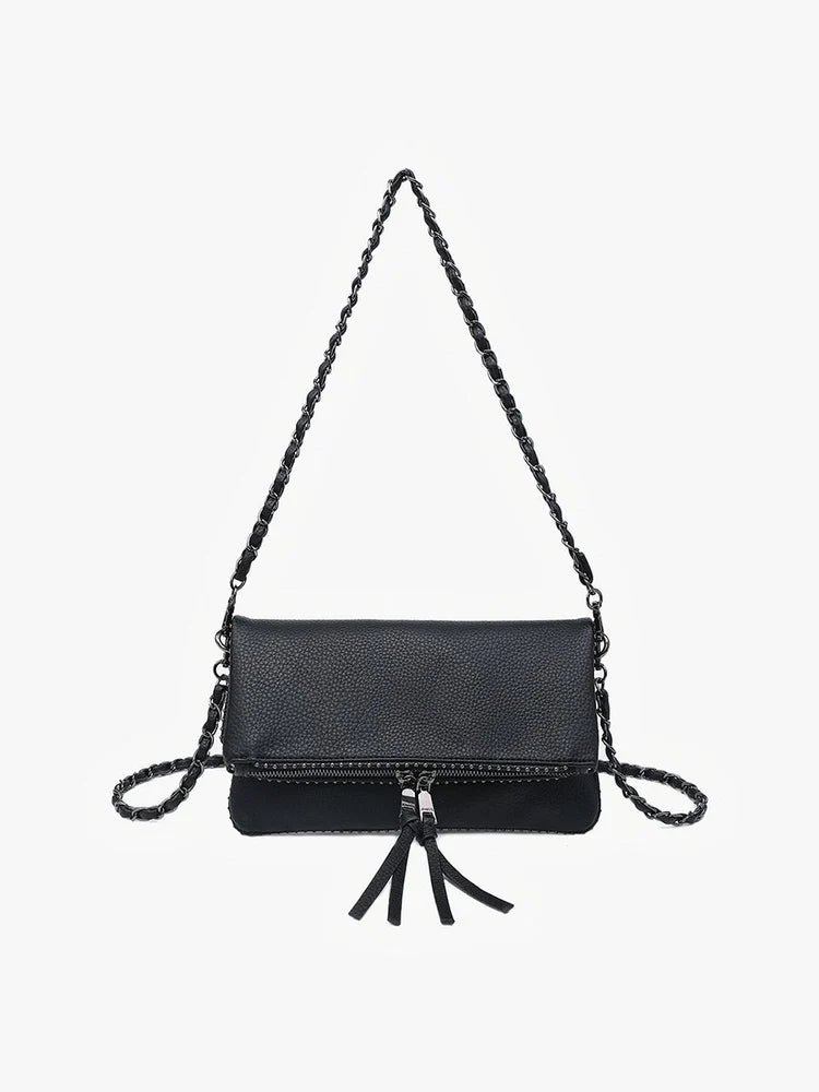 Jen & Co. | Julie Studded Crossbody - Black