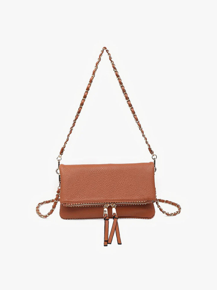 Jen & Co. | Julie Studded Crossbody - Brown