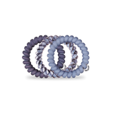 Teleties | Midnight Rain Large Spiral Hair Ties