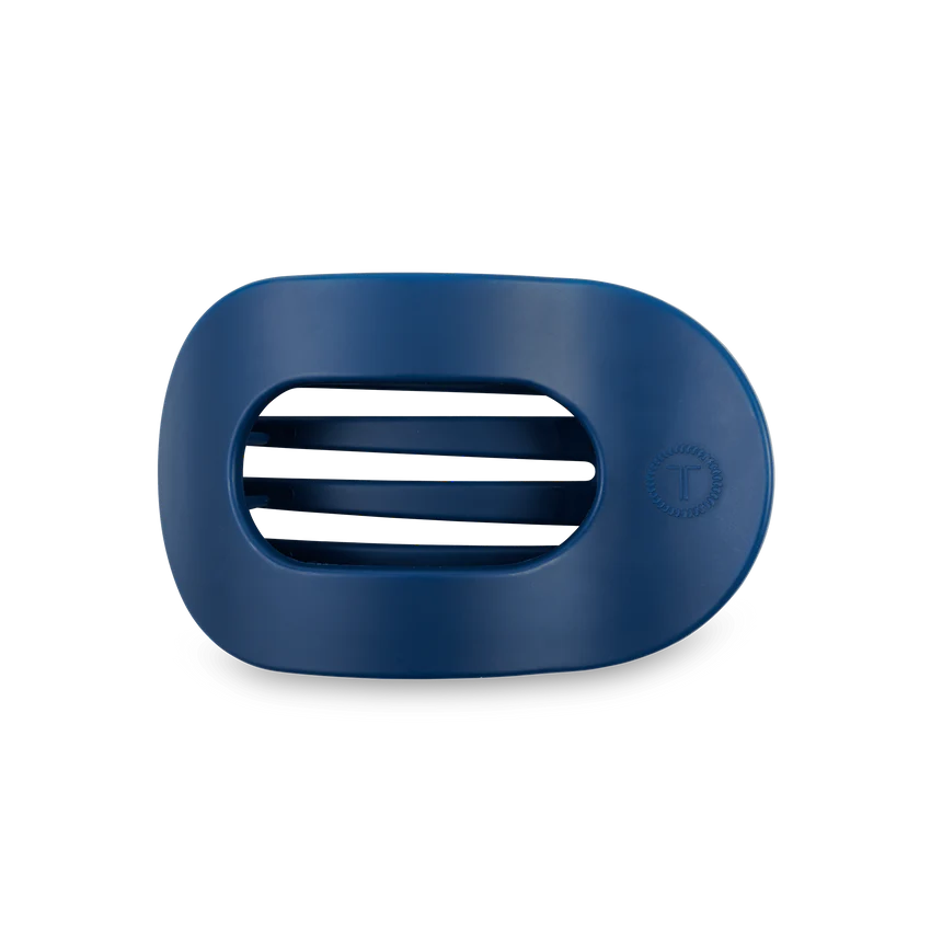 Teleties | Midnight Rain Medium Flat Round Clip